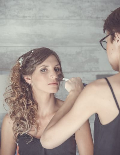 Maquillage de la mariée